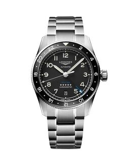 Часы Spirit Zulu Time, 39 мм Longines, черный 5005507 | black
