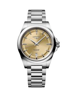 Часы Conquest Sunray Champagne, 38 мм Longines, золотой 5222564 | gold