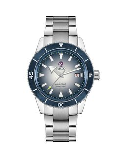 Часы Captain Cook High-Tech Ceramic с автоподзаводом, 42 мм Rado, серебряный 5260800 | silver