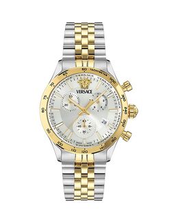 Часы мужские Hellenyium, 40 мм Versace, серебряный 5274203 | silver