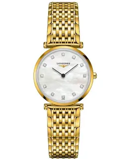 Longines La Grande Classique Quartz Mother of Pearl Diamond Dial Women's Watch l4.512.2.87.e