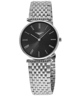 Longines La Grande Classique Quartz Black Dial Stainless Steel Unisex Watch Model L4.755.4.51.C