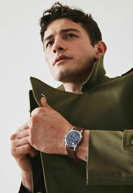 Часы с хронографом MARLIN Timex, коричневый tx152m0kx-b11 | blue and brown