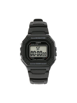 Часы W-218H -1AVEF Casio, черный w-218h -1avef | schwarz