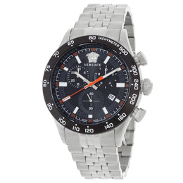 Versace Hellenium Chronograph Quartz Black Dial Mens Watch VE2U00322