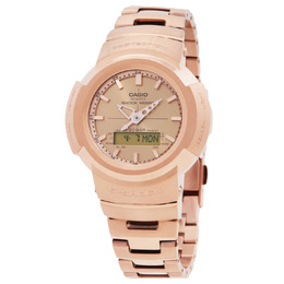 Casio G-Shock AWM-500GD-4ADR Analog-Digital Rose Gold Dial Watch