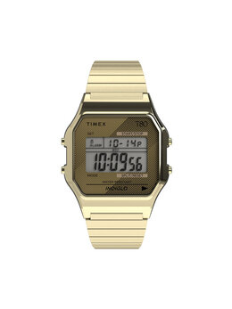 Часы T80 34mm Stainless Steel Expansion Band TW2R79000 Timex, золотой t80 34mm stainless steel expansion band tw2r79000 | goldfarben