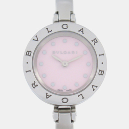Bulgari Pink Stainless Steel B.Zero1 BZ23S Quartz Women's Wristwatch 23 mm 1134718