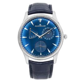 Pre-owned Jaeger-LeCoultre Ultra Thin Automatic Blue Dial Mens Watch Q1378480