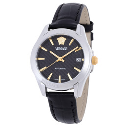 VESCA0124 Versace Greca Classic Automatic Black Dial Ladies Watch