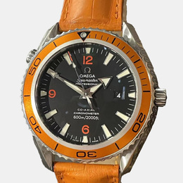 Omega Seamaster Men's Automatic Stainless Steel Watch - Model Black 42 mm