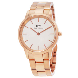 Daniel Wellington Iconic Link Quartz White Dial Watch DW00100209