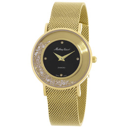 Mathey-Tissot Electra Quartz Diamond Black Dial Ladies Watch d983spyn
