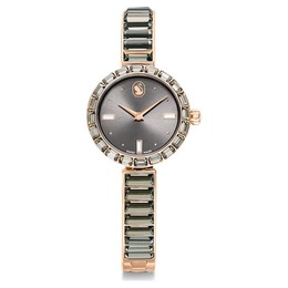 Swarovski Matrix Bangle Quartz Crystal Grey Dial Ladies Watch Model No. 5679887