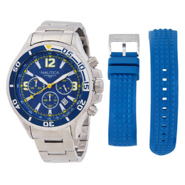 Men's Nautica Chronograph with Blue Dial - napnss219