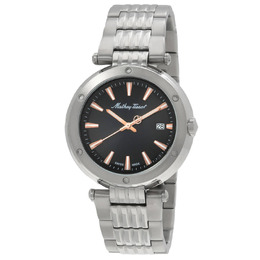 Mathey-Tissot Neptune Quartz Black Dial Mens Watch h912rrn