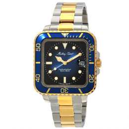 Mathey-Tissot Mathy Vintage Square Quartz Blue Dial Mens Watch h902qbbu