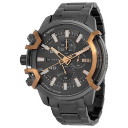 Diesel Mens Griffed Chronograph Grey Dial Quartz Watch DZ4668