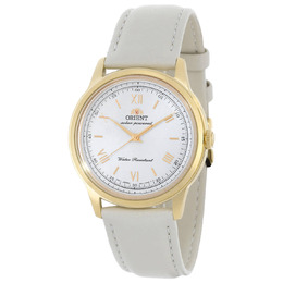 Orient Classic Solar-Powered White Dial Watch RA-WK0001S10B