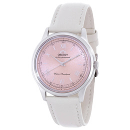 Orient Classic Solar-Powered Pale Pink Dial Watch RA-WK0005P10B