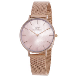 DW00100516 Daniel Wellington Petite Melrose Pearl Series Rose Gold Stainless Steel Ladies Watch