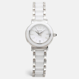 Balmain White Ceramic Stainless Steel B3896.33.22 Women's Wristwatch 29 mm 1140771
