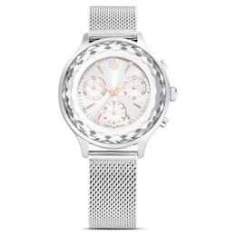 Swatch | Swarovski Nova Chrono Chronograph Quartz Silver Dial Watch - Артикул 5677503