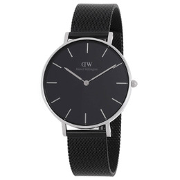 Daniel Wellington Petite Ashfield Quartz Black Dial Ladies Watch dw00100308