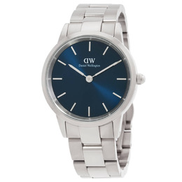 DW00100459 Daniel Wellington Iconic Link Quartz Blue Dial Ladies Watch