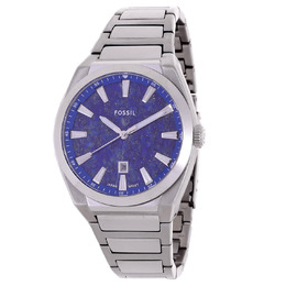 Fossil Everett Quartz Blue Dial Mens Watch FS6058