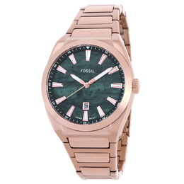 Fossil Everett Quartz Green Dial Mens Watch FS6074