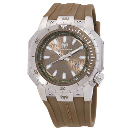 Technomarine Mens Manta Sea Quartz Watch tm-224008 Green Dial