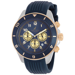 NAPNOS404 Nautica One Chronograph Quartz Blue Dial Mens Watch