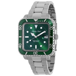 Mathey-Tissot Mathy Vintage Square Quartz Green Dial Mens Watch h902qav
