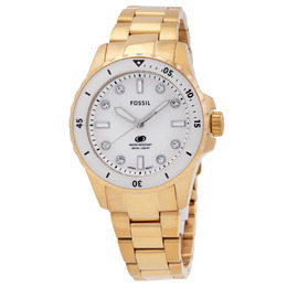 Fossil Blue Dive Quartz White Dial Ladies Watch ES5350
