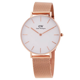 Daniel Wellington Petite Melrose Quartz Eggshell White Dial Ladies Watch dw00100305