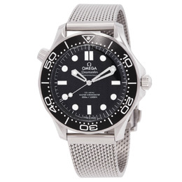 Omega Seamaster Automatic Chronometer Black Dial Mens Watch 210.30.42.20.01.010