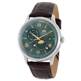 Orient Classic Automatic Day-Night Green Dial Mens Watch RA-AK0805E30B