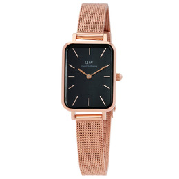 Daniel Wellington Quadro Quartz Black Dial Ladies Watch DW00100432