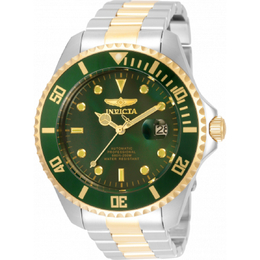 Invicta Pro Diver Mens Watch 35727, Green Dial Automatic