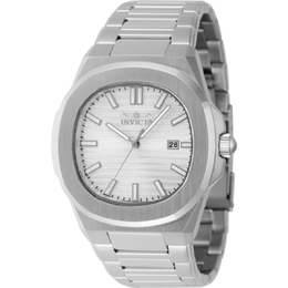 Invicta Watch Model 48318 - Analog Quartz Mens Silver Dial