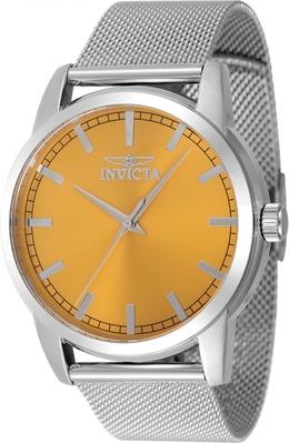 48506 Invicta Celestial Quartz Yellow Dial Mens Watch