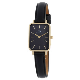 Daniel Wellington Quadro Pressed Sheffield Quartz Black Dial Ladies Watch dw00100560