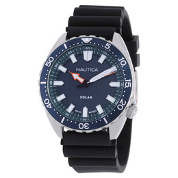 Nautica Vintage Solar Powered Green Dial Mens Watch NAPNVF403