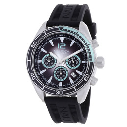 NAPKBF305 Nautica Key Biscane Mens Chronograph Quartz Watch Black Dial