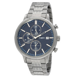 Timex Trend Chicago Chronograph Quartz Blue Dial Mens Watch TW2W67900