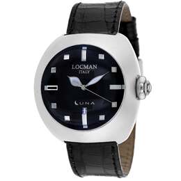 Женские классические часы Locman с черным циферблатом 7766762127420 | black