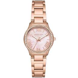 Женские часы Michael Kors Sage Pink с циферблатом MOP 7898374930492 | mother of pearl