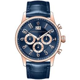 Мужские часы Christian Van Sant Heritage с синим циферблатом 7841803173948 | blue