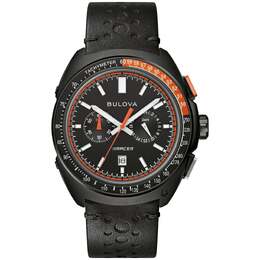 Мужские часы Bulova Racer Chronograph с черным циферблатом 7869459660860 | black